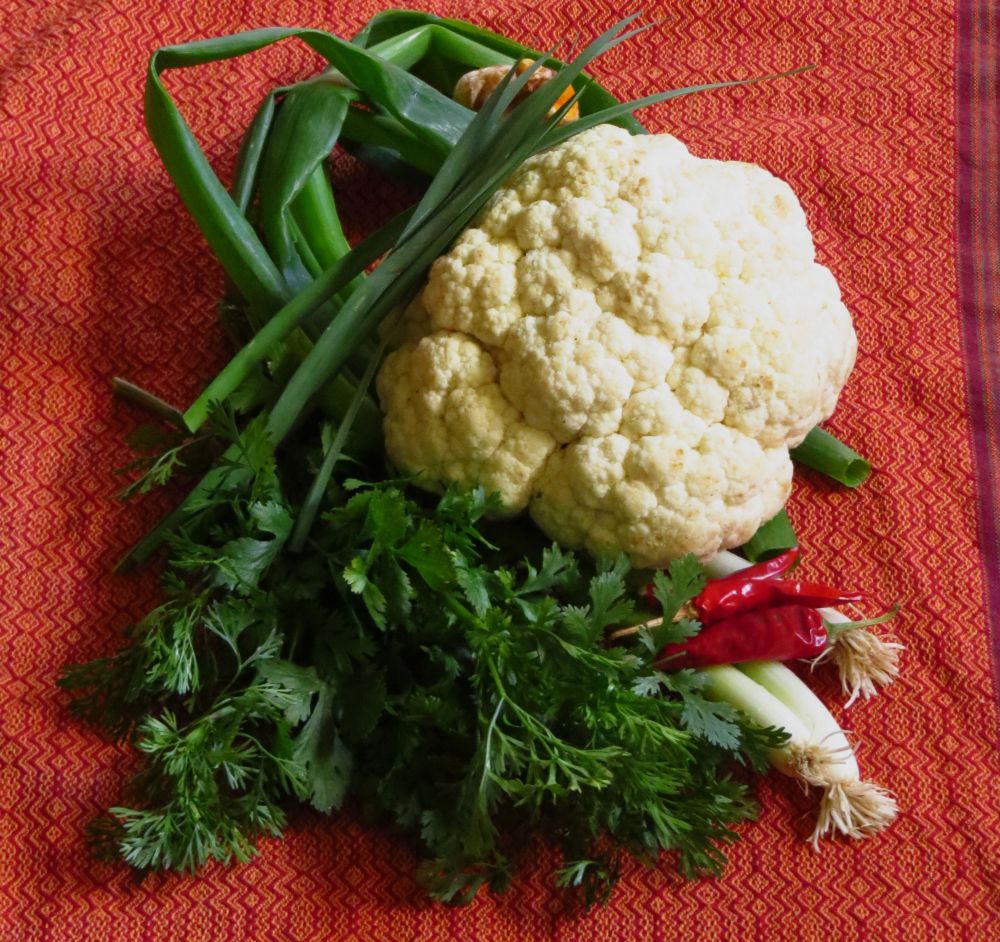 cauliflower curry ingredients